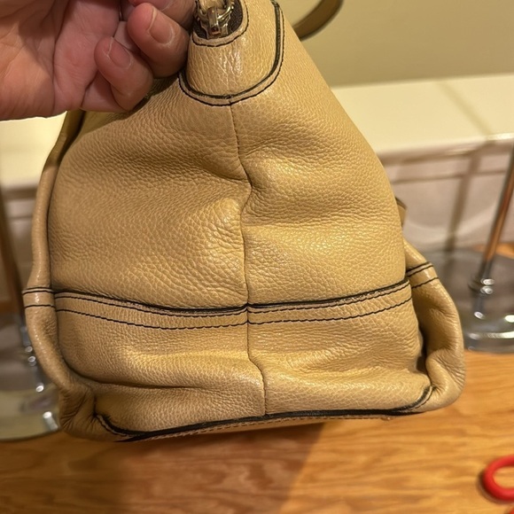 MCM Satchel all leather with studs - Picture 4 of 9